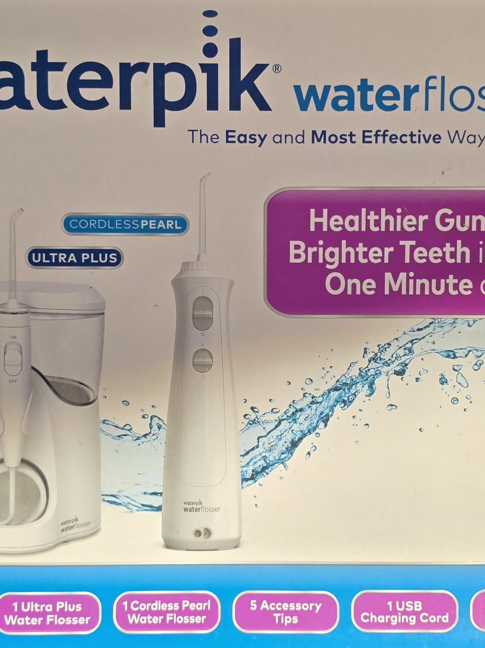 Cordless Pearl Water Flosser - White